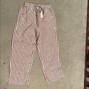 BANANA REPUBLIC LINEN PULL-ON ANKLE PANT NWT SIZE XS
